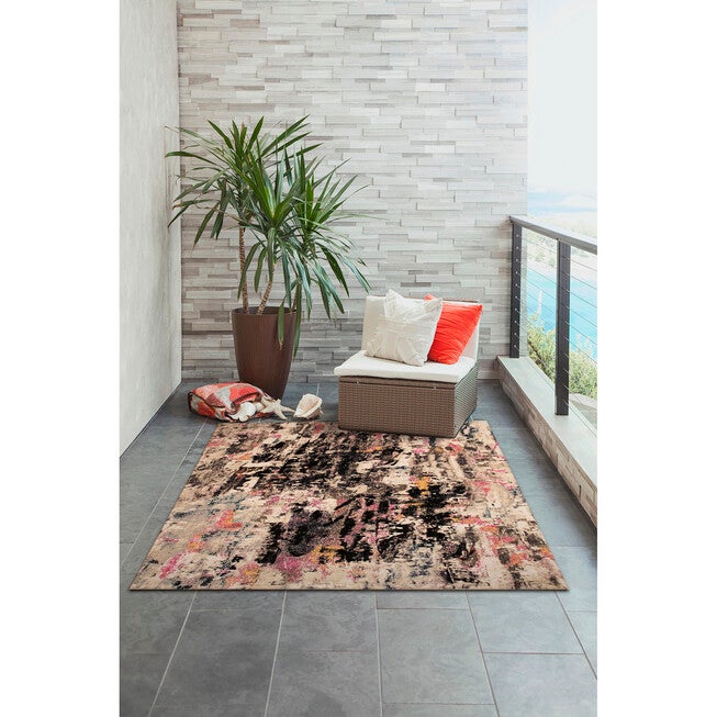 Liora Manne Fresco Abstract Indoor/Outdoor Rug, , alternate image number null