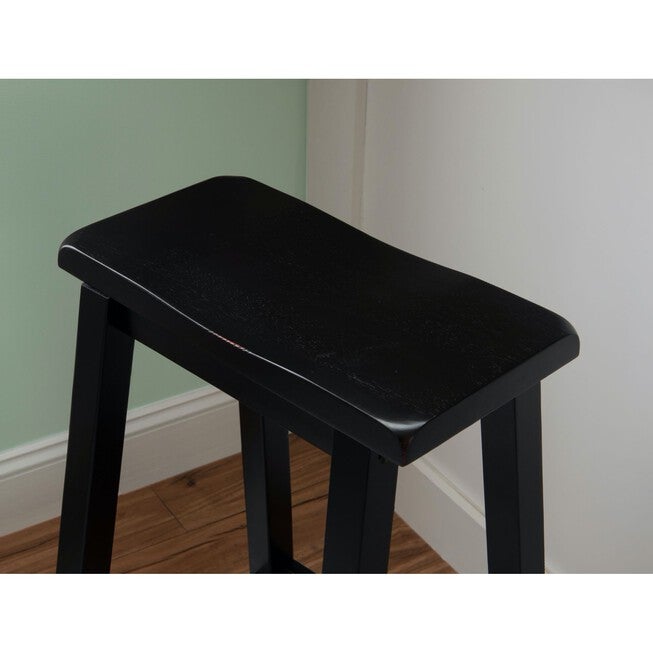 Antique Black with Sand Through Terra Cotta Bar Stool, 29 inches Seat Height, , alternate image number null