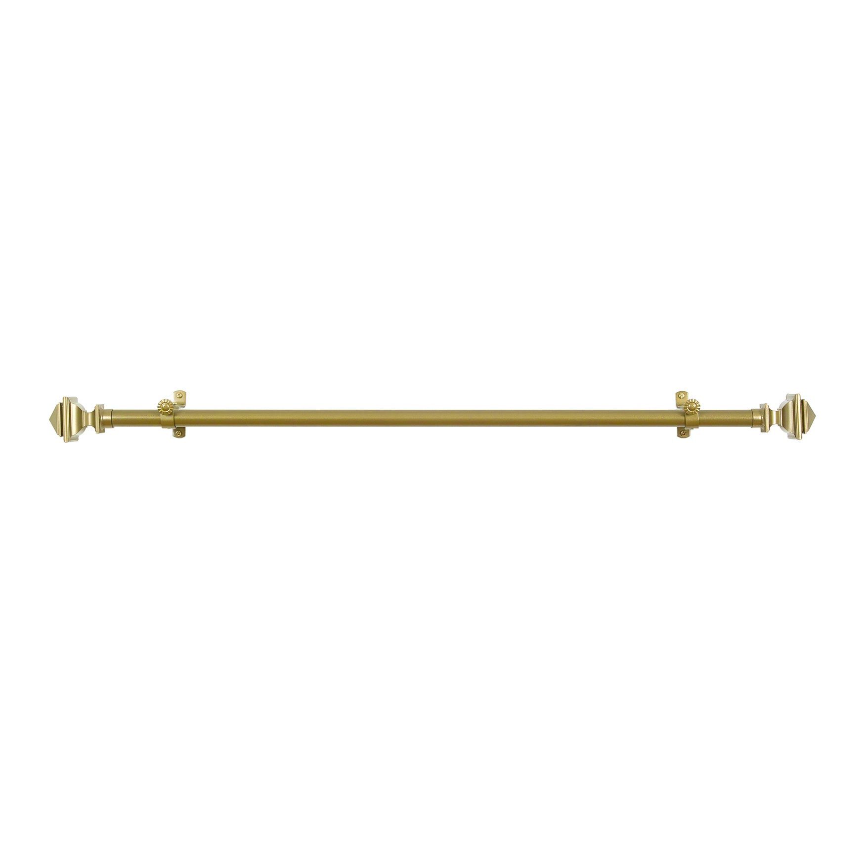 Alba Curtain Rod — Metal Rod with Deluxe PVC Finials | Catherines