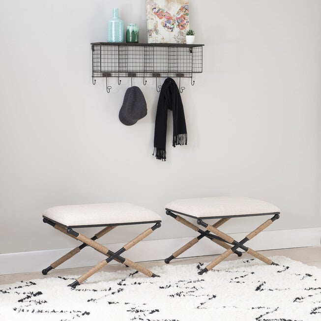 Ashburn Campaign Accent Stool, , alternate image number 7