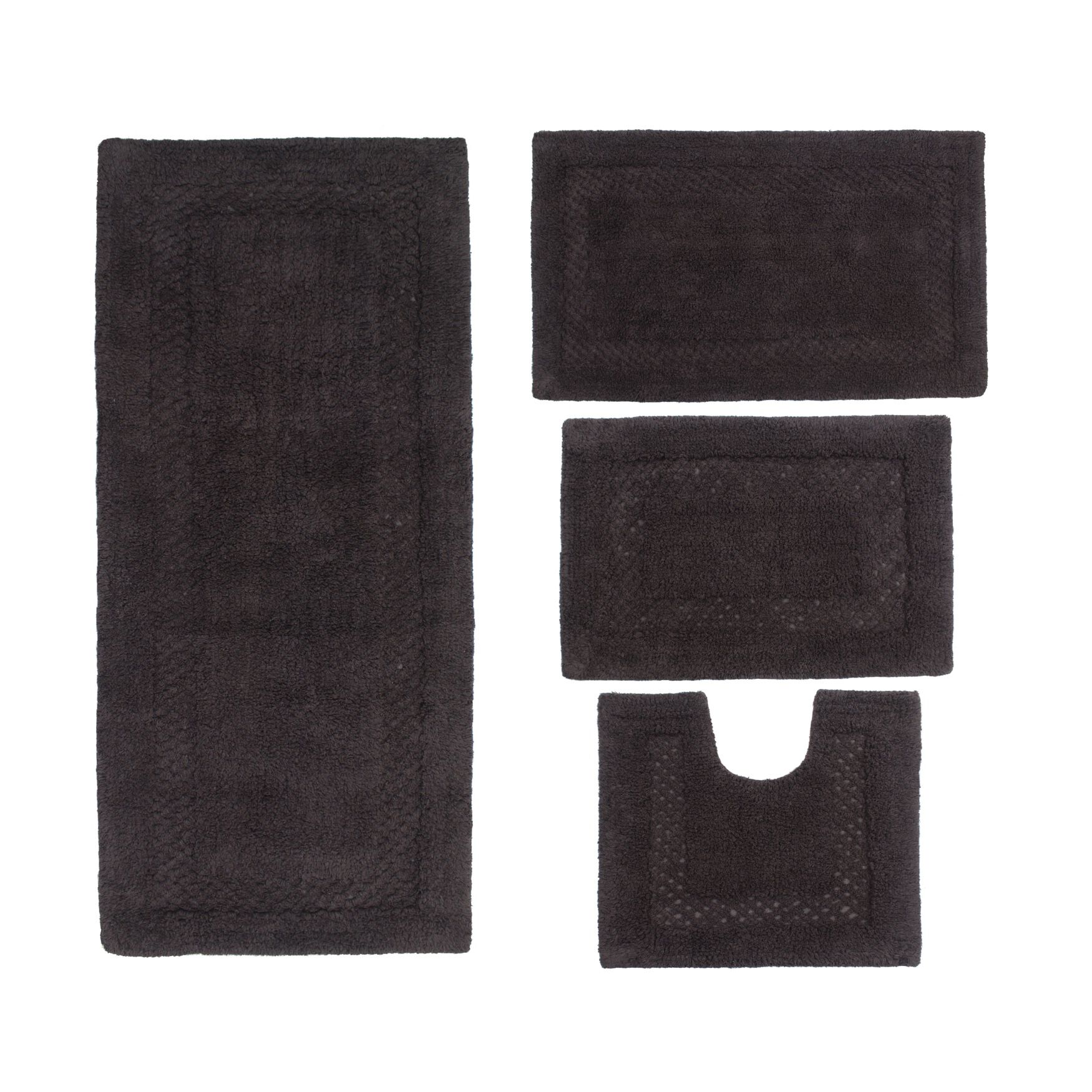 Classy 3-Pc. Bath Mat Set, GREY, hi-res image number 0