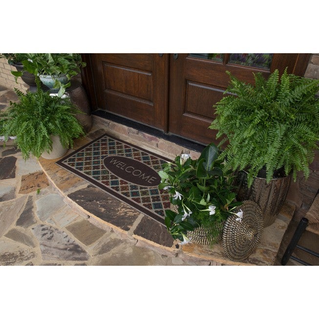 Flowery Tiles Door Mat, , alternate image number 4