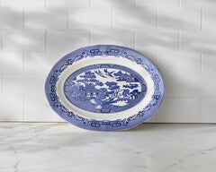16" Blue Willow Oval Platter