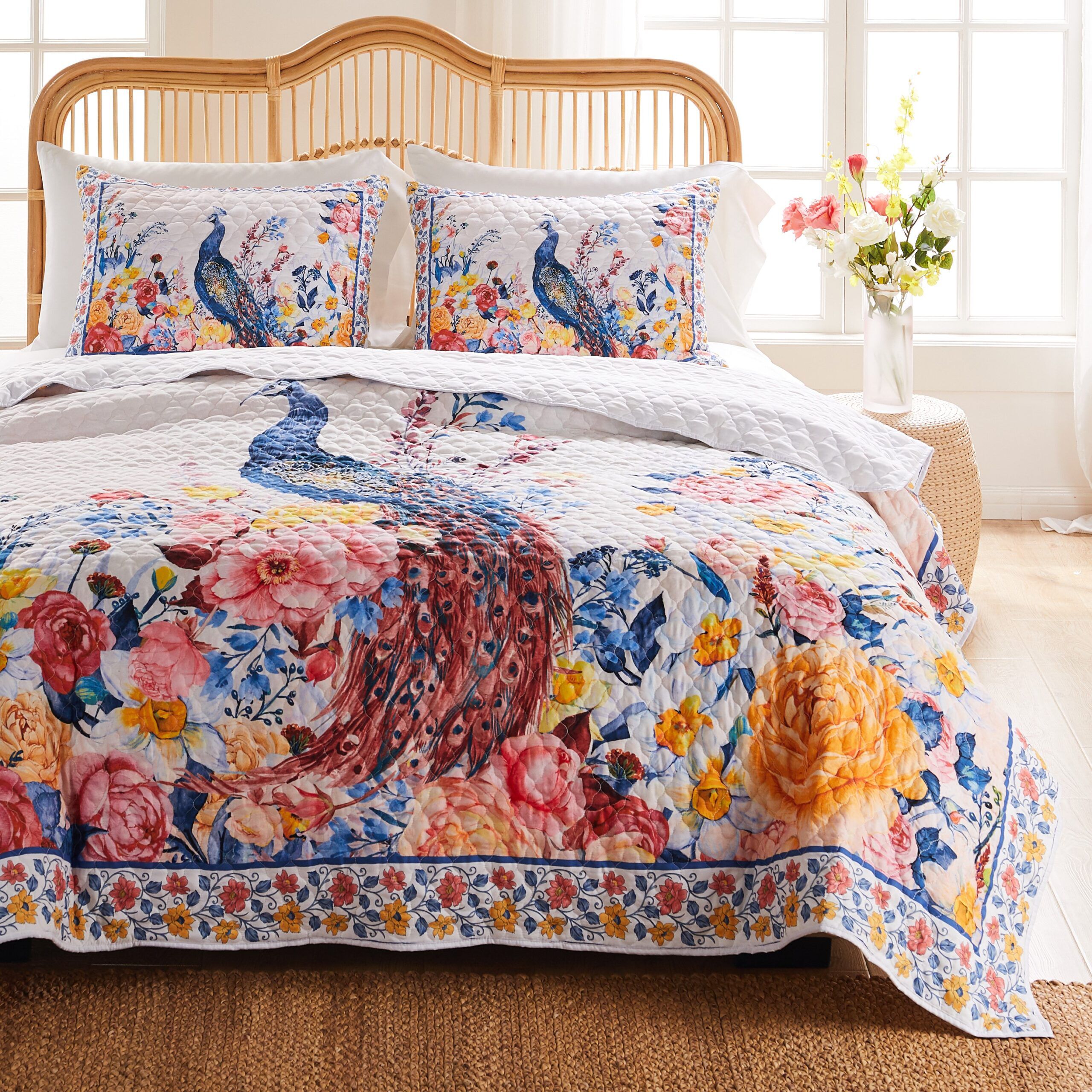 Huntington Finely Stitched Quilt Set, GOLD, hi-res image number 0