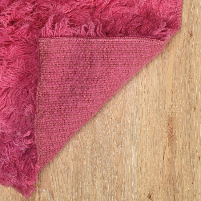 Flokati Fushcia Rug, , on-hover image number 1