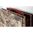 Jasper Tray Table Set Brown Faux Marble, , alternate image number 3