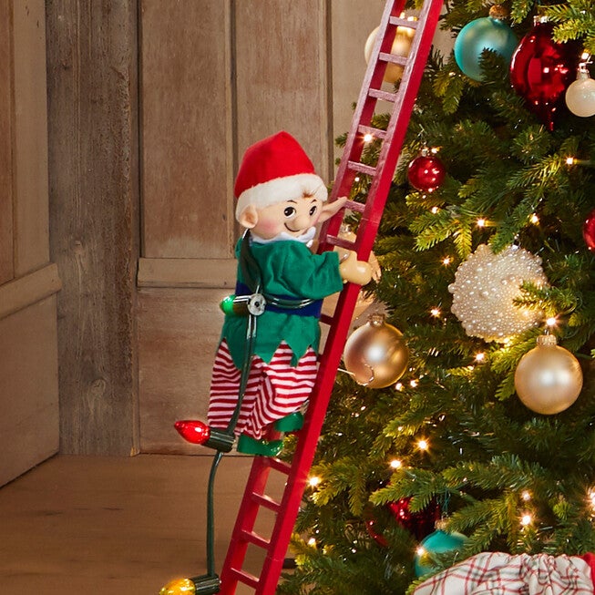 Mr. Christmas 40 inches Tall Super Climbing Elf, ELF, hi-res image number null