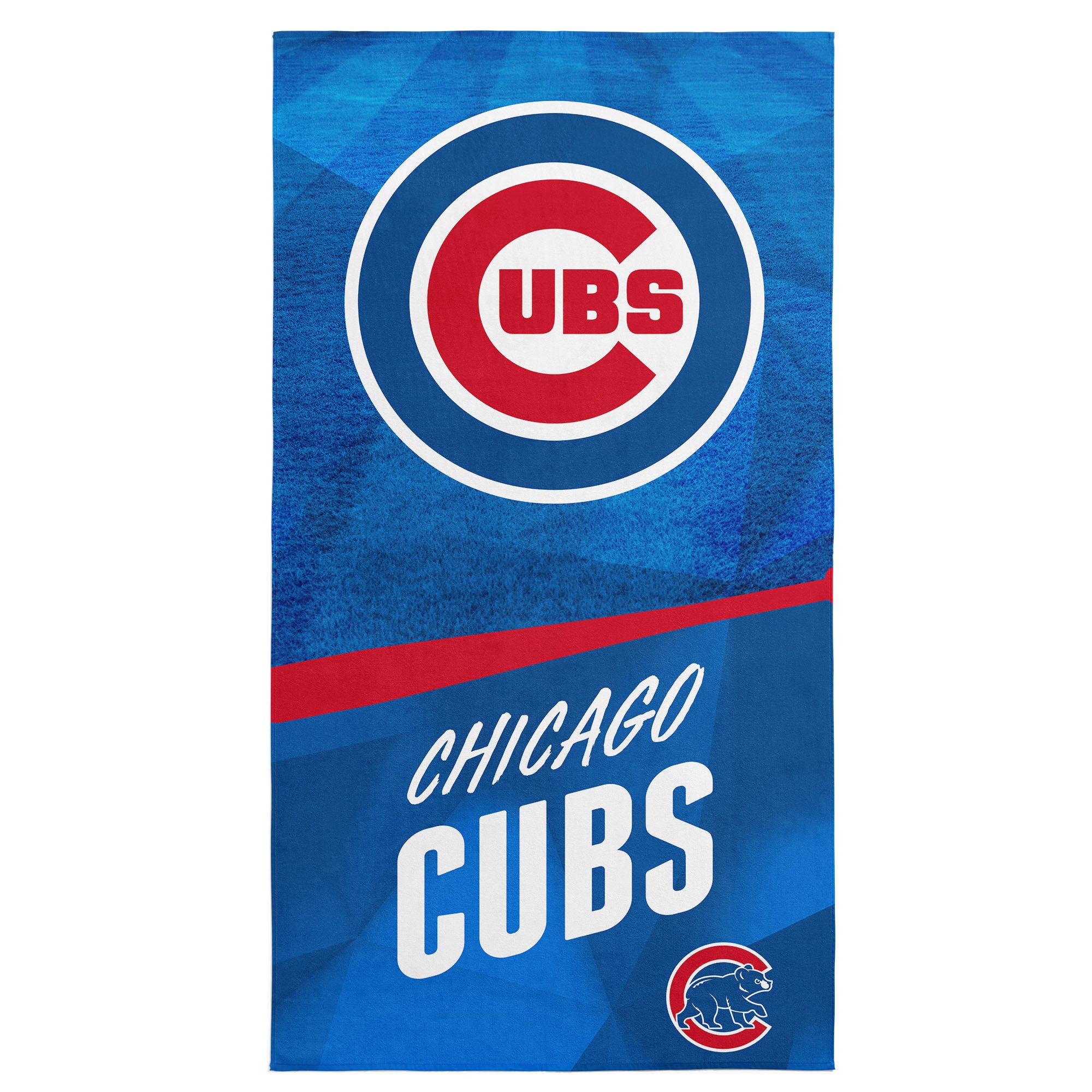 Chicago Cubs MLB Stretch Microfiber Beach Towel 30 x 60 inches, MULTI, hi-res image number 0