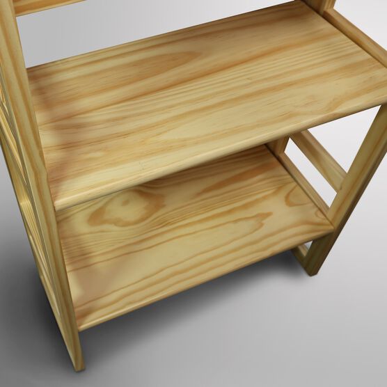 3-Shelf Folding Student Bookcase 20.75" Wide-Natural, , alternate image number null
