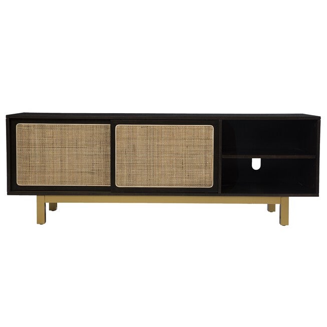 Carondale Sliding Door Media Stand, , on-hover image number null
