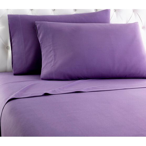 Micro Flannel® Print Sheet Set, PLUM, hi-res image number null
