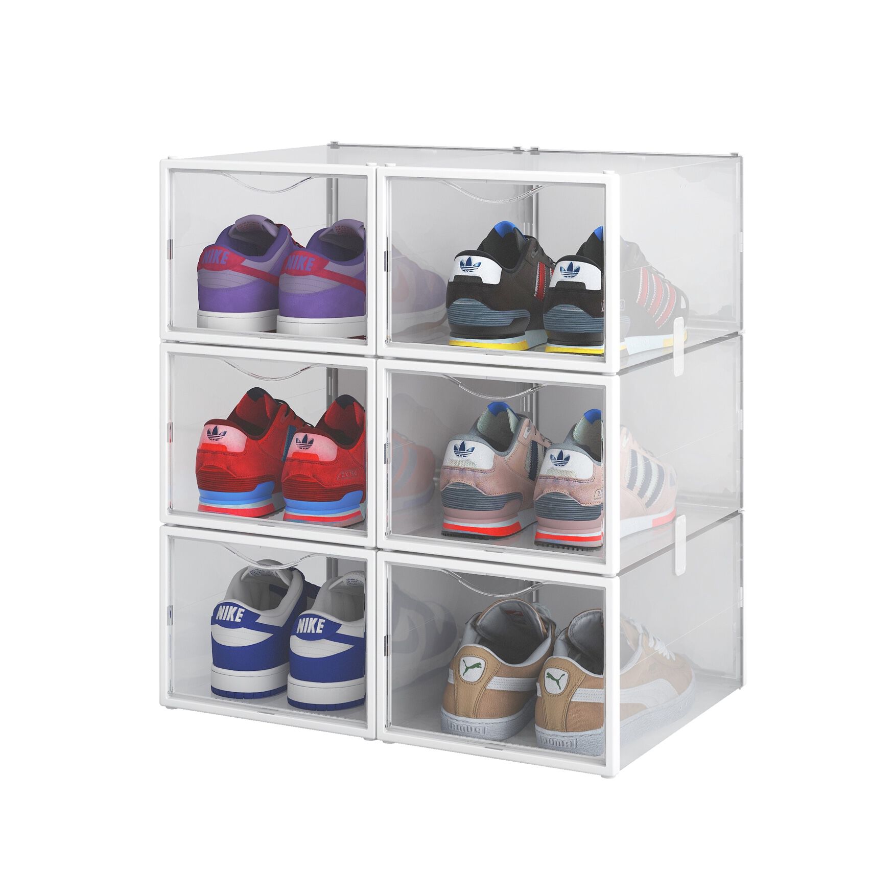 Shoe Storage Box Set Of 6, , alternate image number 8