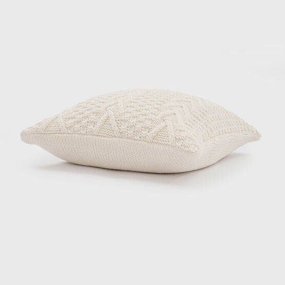 Chunkey Sweater Knit Pillow, , on-hover image number null