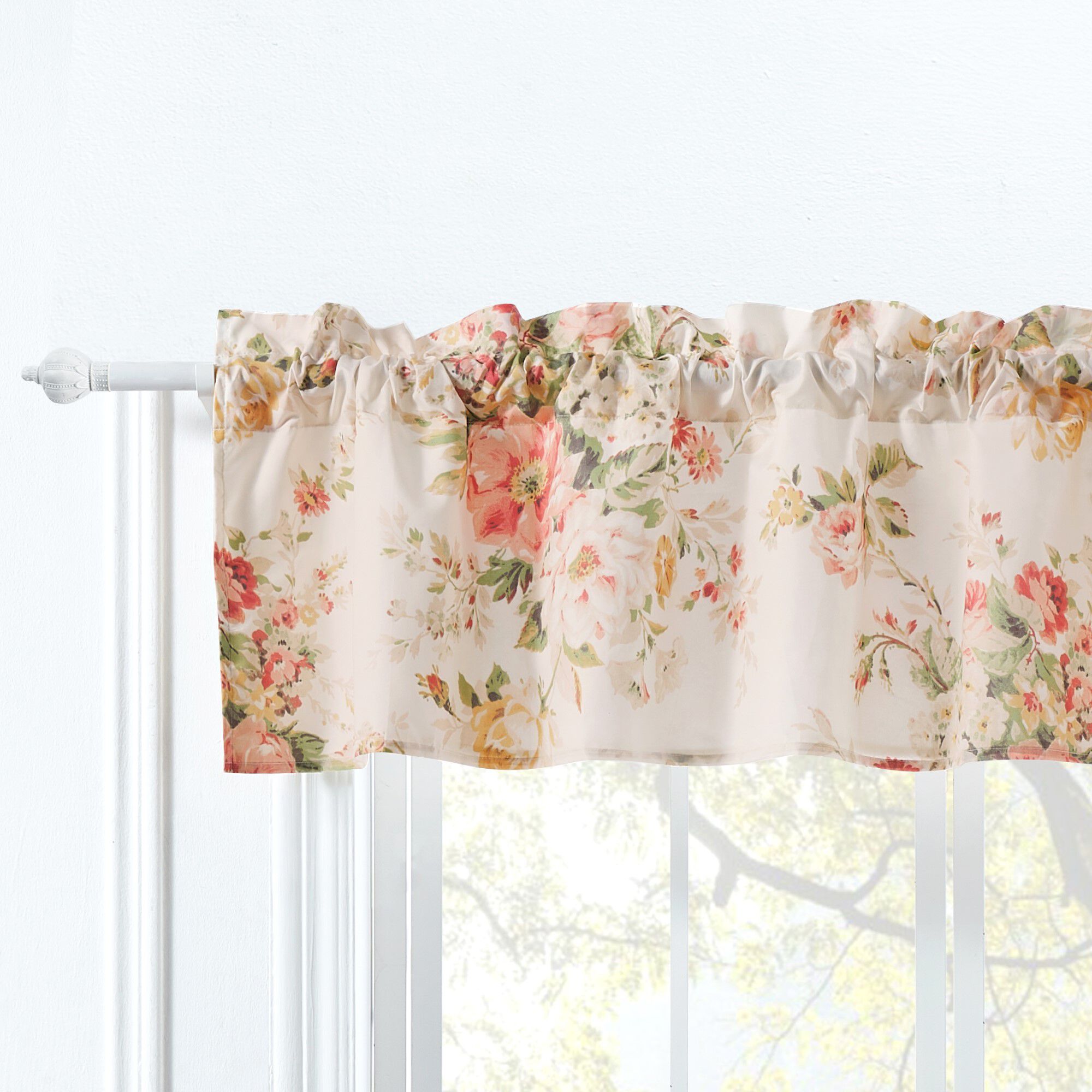 Greenland Home Fashions™ Grace Window Valance Curtains, BUTTERCUP, hi-res image number 0