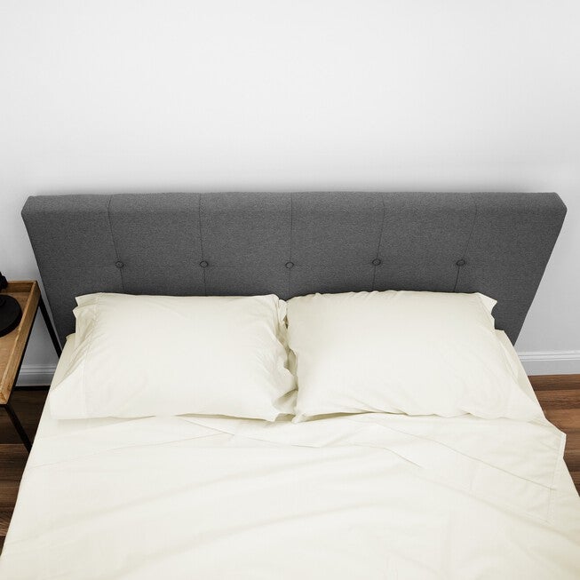 SensorPEDIC Ice Cool 400 Thread Count Cotton-Rich Cream Sheet Set, , alternate image number 2
