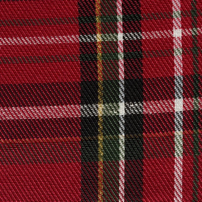 Holiday Metallic Plaid Napkin, Set of 6, , alternate image number null