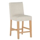 Linen Slipcover Counter Stool, LINEN TALC, hi-res image number null