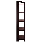 Stratford 5-Shelf Folding Bookcase-Espresso, , alternate image number null