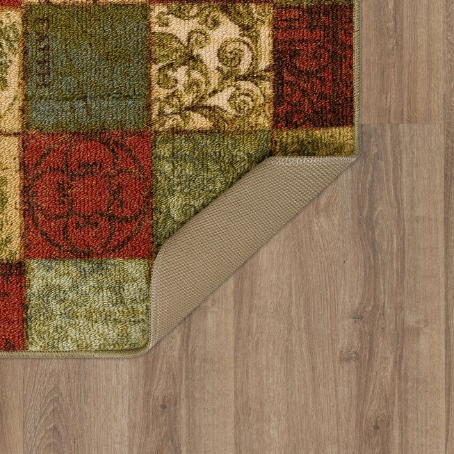 Floral Tile Multi 1' 8 inches X 3' 9 inches, , alternate image number null