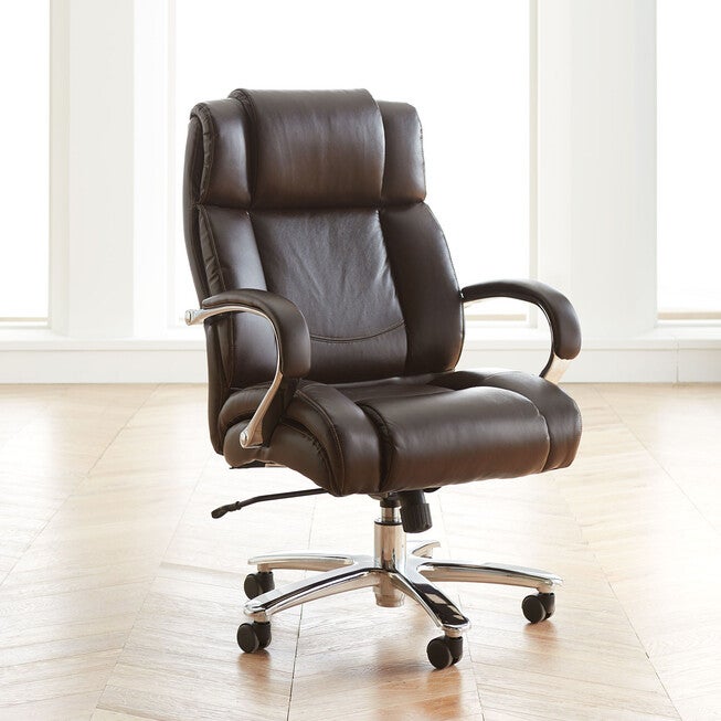 Oversized Executive Office Chair, BROWN, hi-res image number null