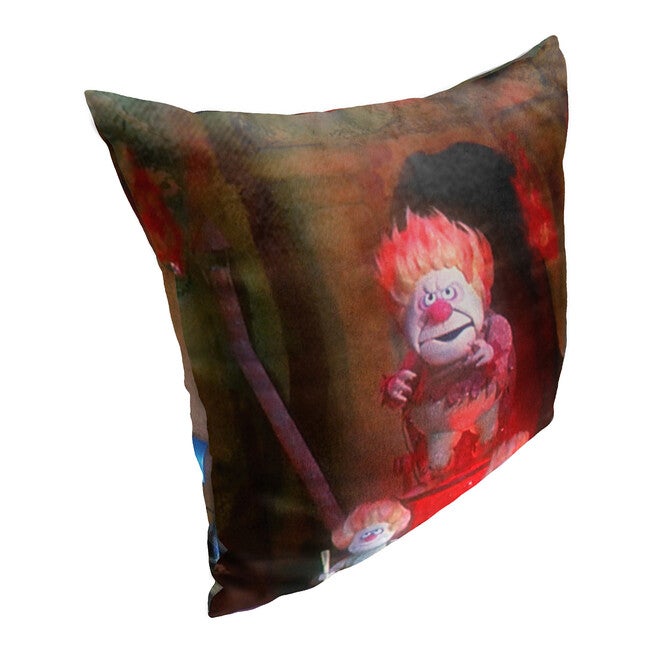 Wb Year Without A Santa Claushail Heat Miser 18X18 Printed Throw Pillow, , on-hover image number null
