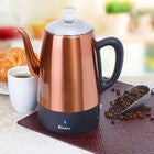 Euro Cuisine 8-Cup Percolator, COPPER, hi-res image number null