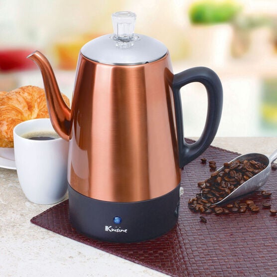 Euro Cuisine 8-Cup Percolator, COPPER, hi-res image number null
