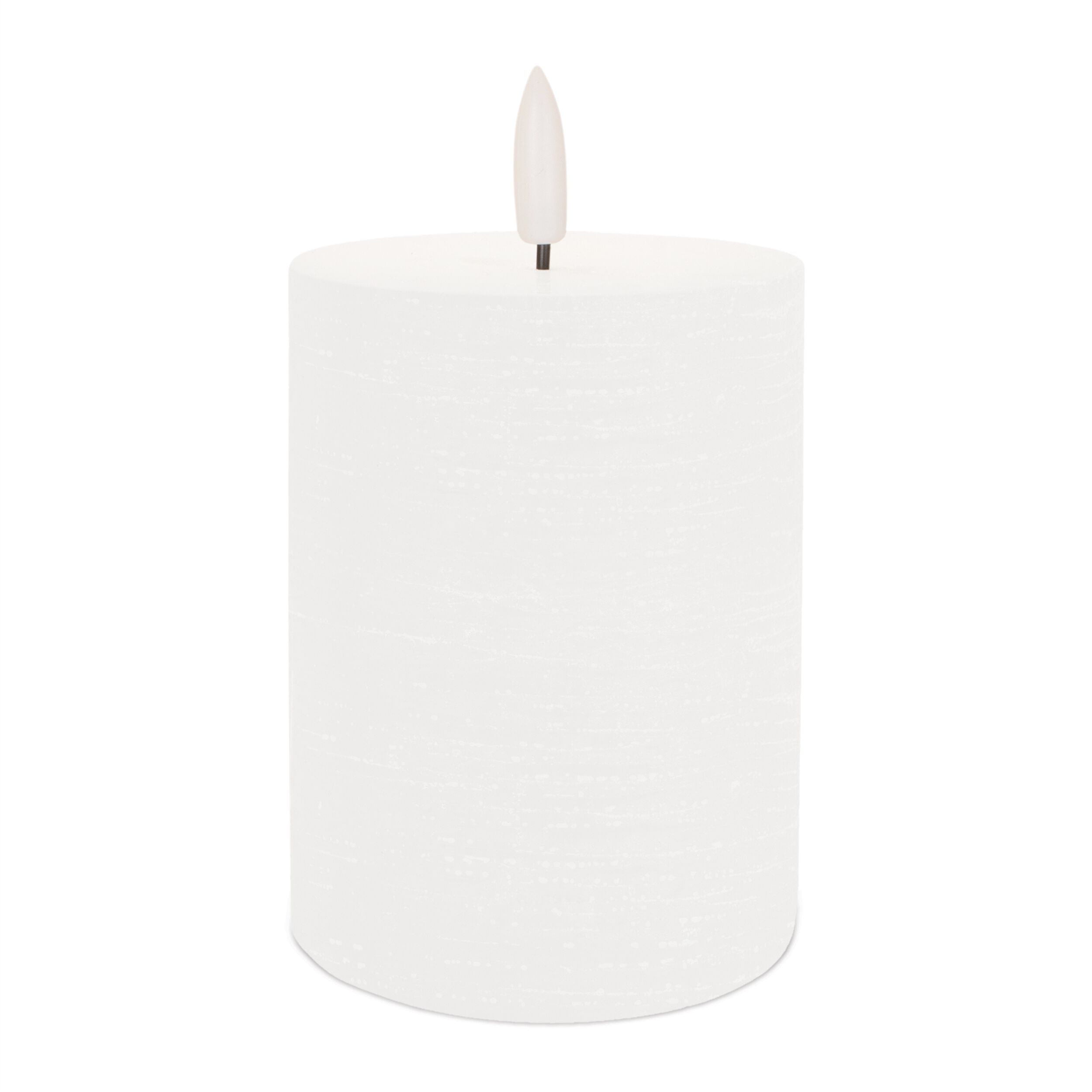 FIA Wick White Pillar Candle Set of 2, WHITE, hi-res image number 0