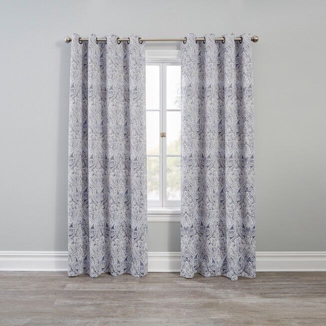 Genevieve Blackout Grommet Panel, GRAY, hi-res image number null