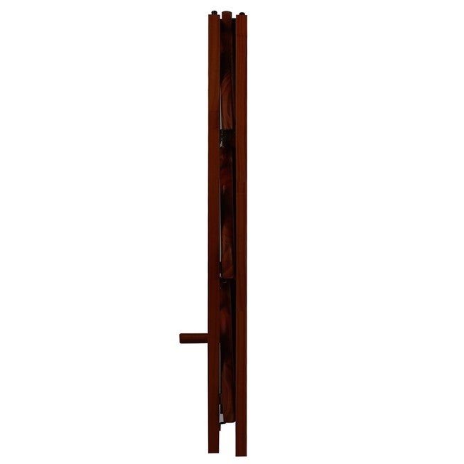 4-Shelf Corner Folding Bookcase - Truffle Brown, , alternate image number null