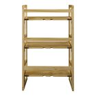 3-Shelf Folding Student Bookcase 20.75" Wide-Natural, , alternate image number null