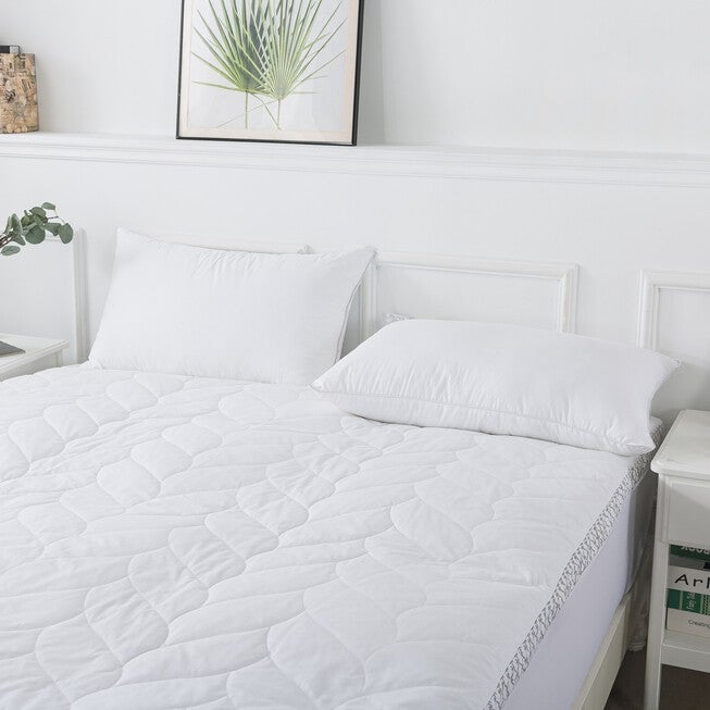 Cotton Quilted Dual Chamber 1.5 In. Feather Topper Mattress Toppers, , alternate image number 2