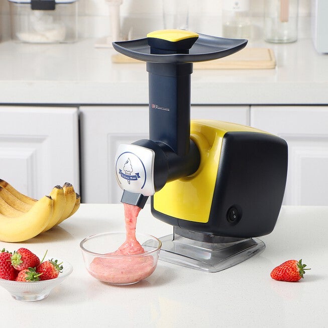 Frozen Fruit Sorbet Treat Maker, YELLOW, hi-res image number null