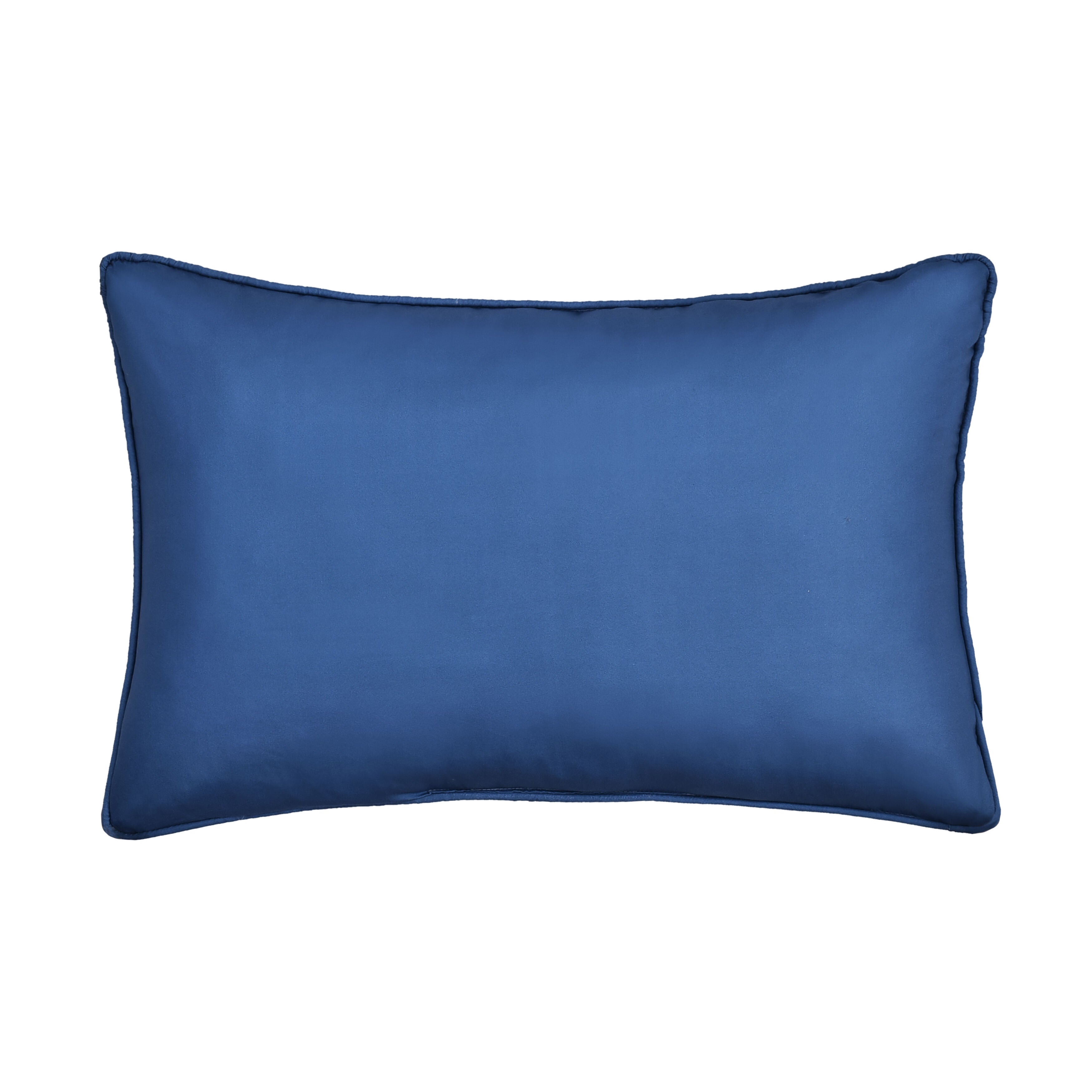 CARSON BOUDOIR DECORATIVE THROW PILLOW, BLUE, on-hover image number 1