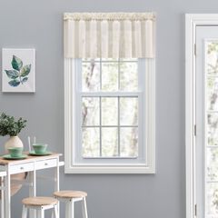 Cotton Voile Tailored Valance