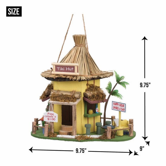 Tropical Tiki Hut Birdhouse, , alternate image number 3