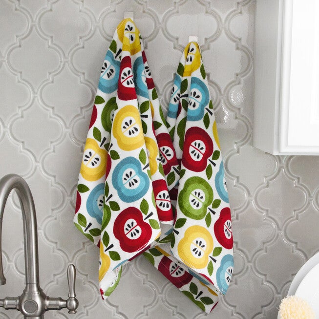 Fiber Reactive Print Kitchen Towels, Set Of 2 Towel, , alternate image number 3