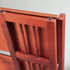 3-Shelf Folding Stackable Bookcase 27.5" Wide-Mahogany, , alternate image number null