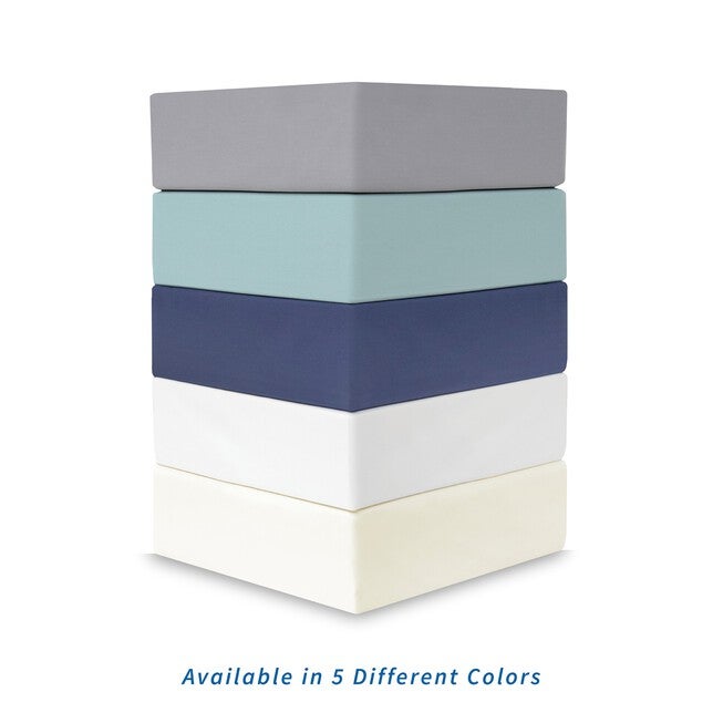 SensorPEDIC Ice Cool 400 Thread Count Cotton-Rich White Sheet Set, , alternate image number 9