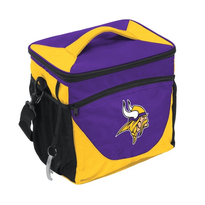 Minnesota Vikings 24 Can Cooler Coolers, MULTI, hi-res image number 0