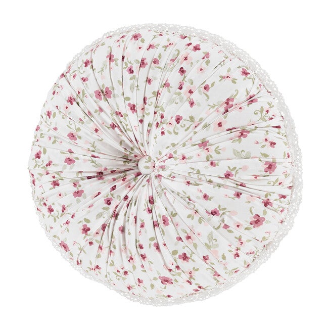 Bungalow Round Decorative Throw Pillow, ROSE, hi-res image number 0