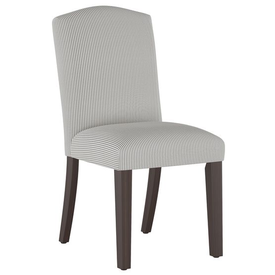 Stripe Back Dining Chair, CHARCOAL, hi-res image number null