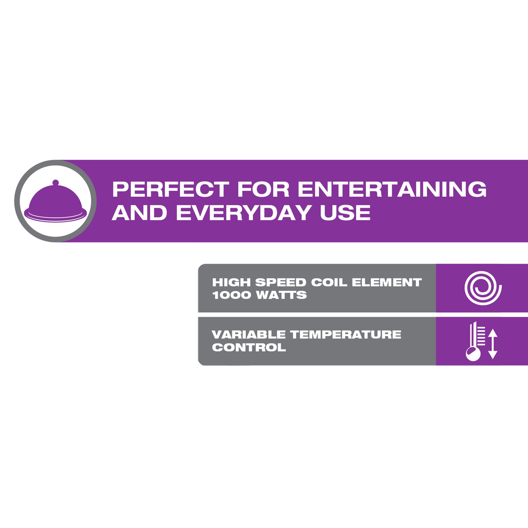 Portable Cooktop - Single Burner Black, , alternate image number 3