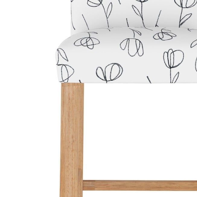 Contoured Tulips Barstool, , alternate image number 4