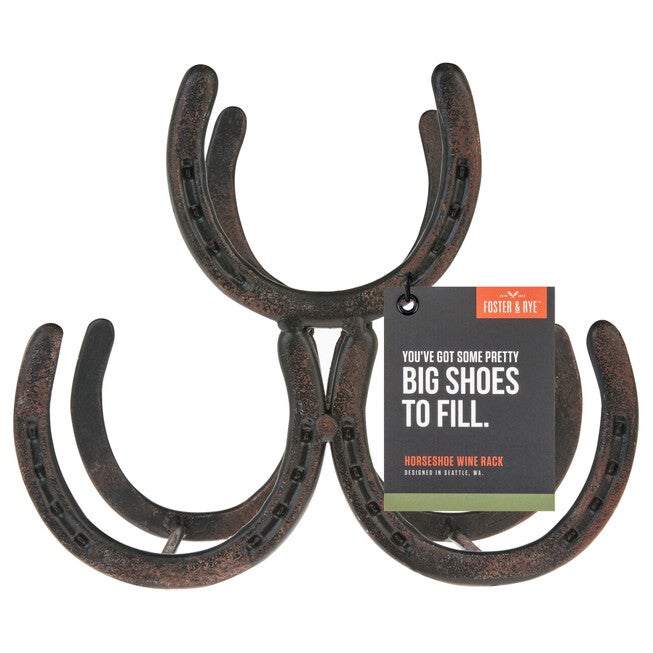Horseshoe 3 Bottle Metal Wine Rack, , alternate image number 3