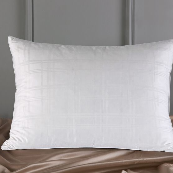 Minifeather® T400 Dobby Windowpane Pillow, , alternate image number null