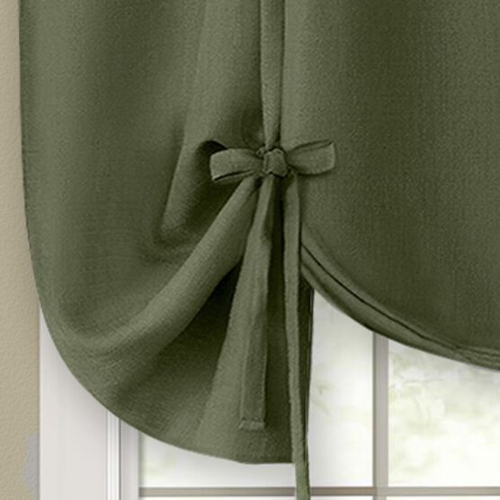 Darcy Window Curtain Tie Up Shade - 58x63, , alternate image number null