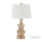 Brown Wood Traditional Table Lamp, , alternate image number 2