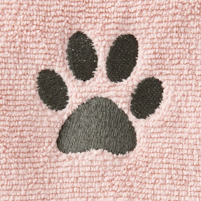 Embroidered Microfiber Pet Towel, Large, 2 Pieces, , on-hover image number 1