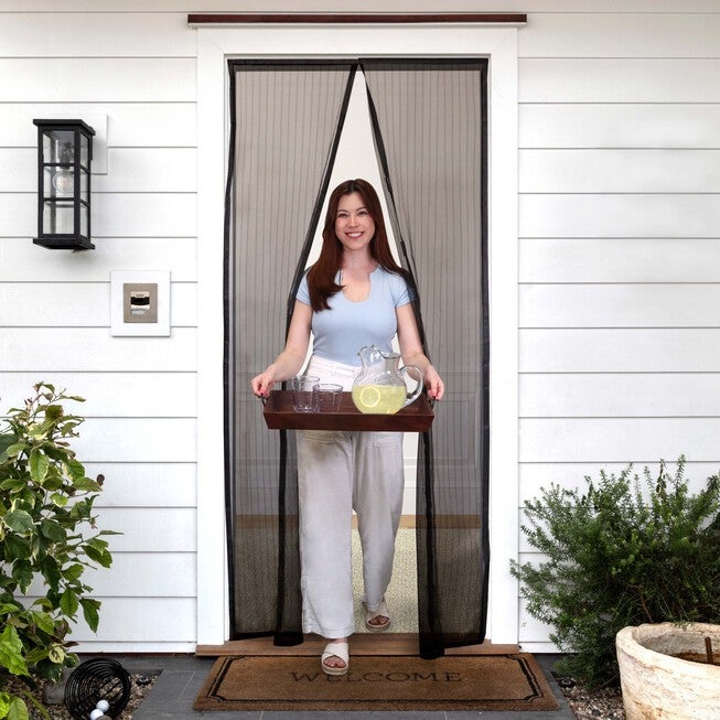 Insta-Screen™ Single Screen Door, BLACK, hi-res image number 0